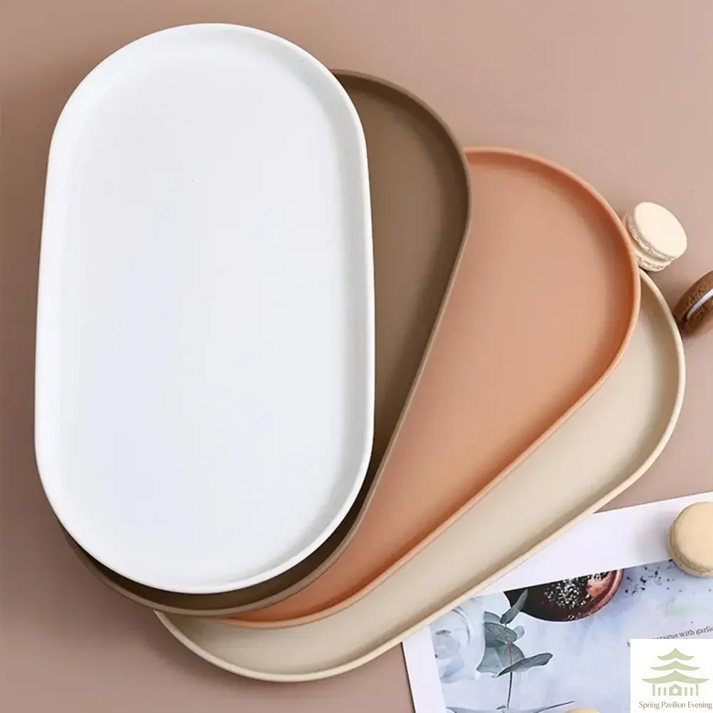 과일 접시 디저트 트레이, 쌓을 수 있는 타원형 음식  - Travertine Tray Oval 리뷰 및 가격