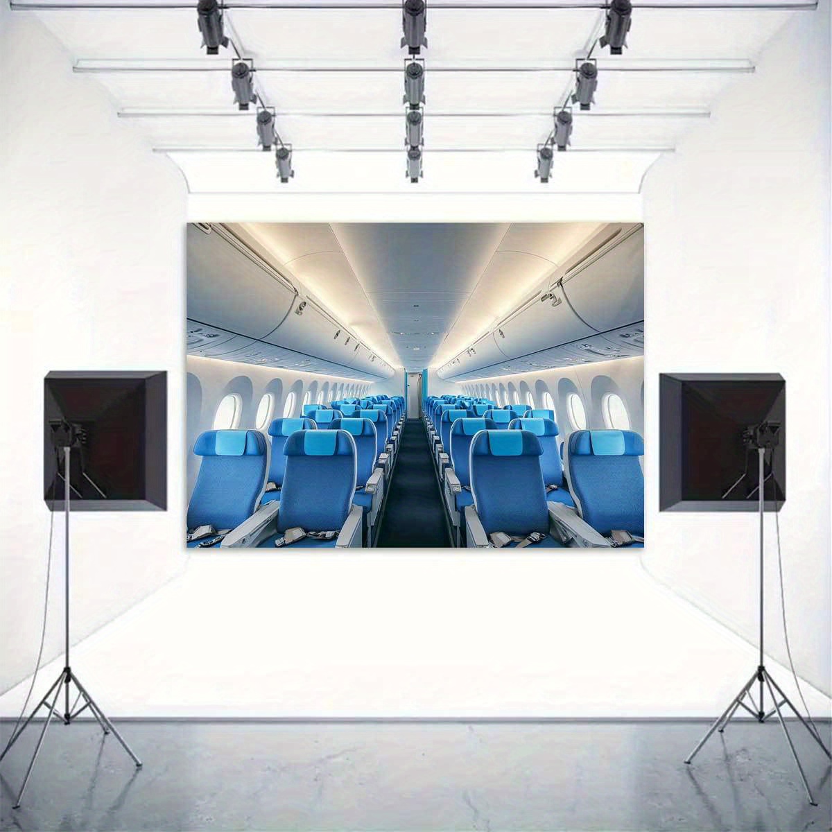 1개 항공기 객실 파티 배경 - 현실적인 항공기 내부  - Interior Design Years Of School 리뷰 및 가격