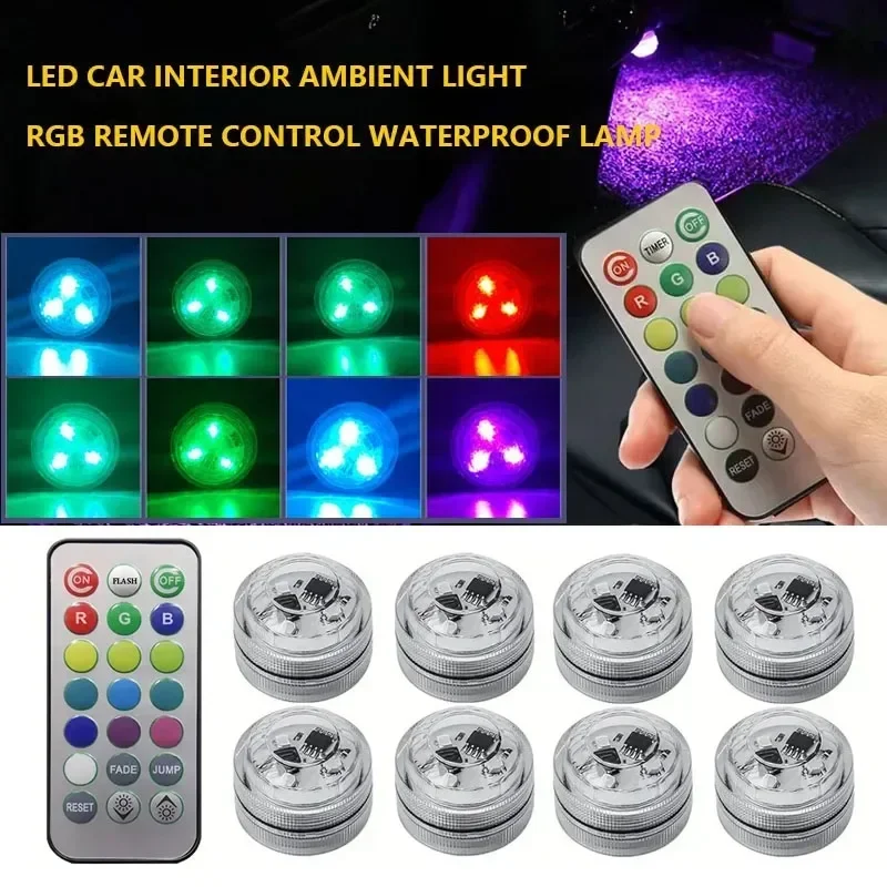 LED 자동차 인테리어 주변 조명 장식 무선 접착제 자 - Interior Design Icon 리뷰 및 가격