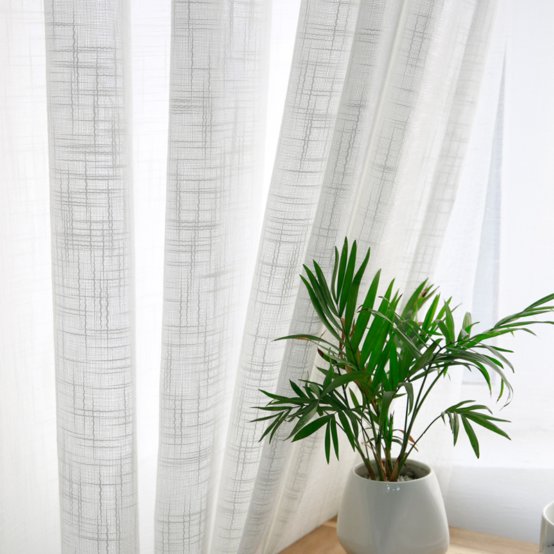 현대 코 튼 린 넨 느낌 커튼 거 즈 화이트 크로스 질 - Linen Curtain Eyelet 리뷰 및 가격