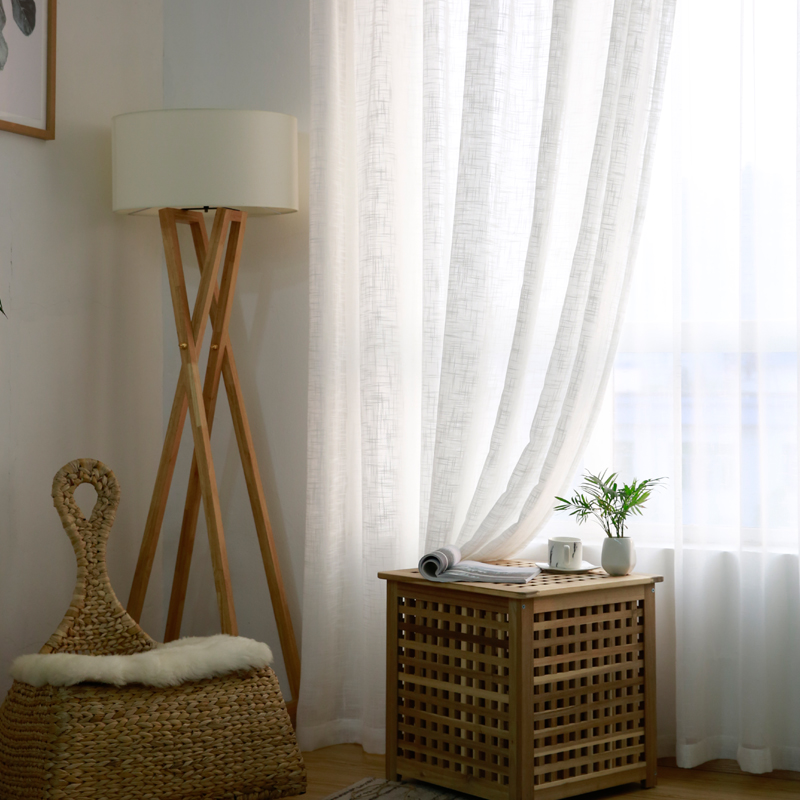 현대 코 튼 린 넨 느낌 커튼 거 즈 화이트 크로스 질 - Linen Curtain Eyelet 리뷰 및 가격