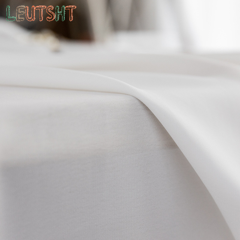 사용자 정의 크기 1PC 화이트 튤 쉬폰 쉬어 윈도우  - Linen Curtain Eyelet 리뷰 및 가격