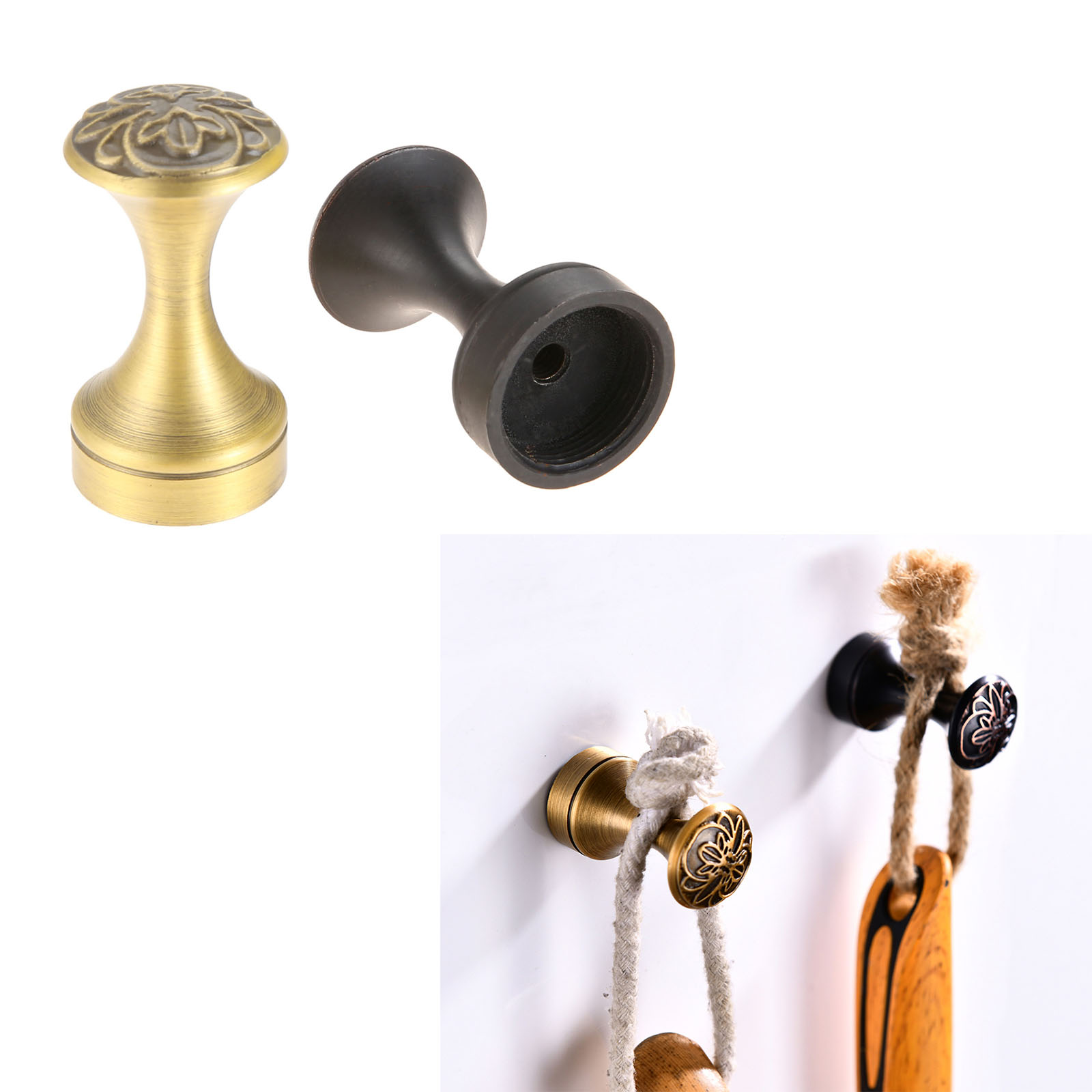 1개 빈티지 벽걸이형 후크 황동 걸이 나사 포함 앤틱  - Antique Brass Hook 리뷰 및 가격