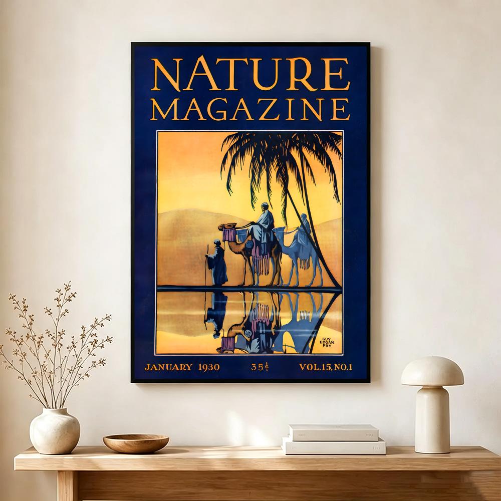 명망 높은 학술지 ‘N-Nature’의 포스터, 현대적 - Interior Design Journal 리뷰 및 가격