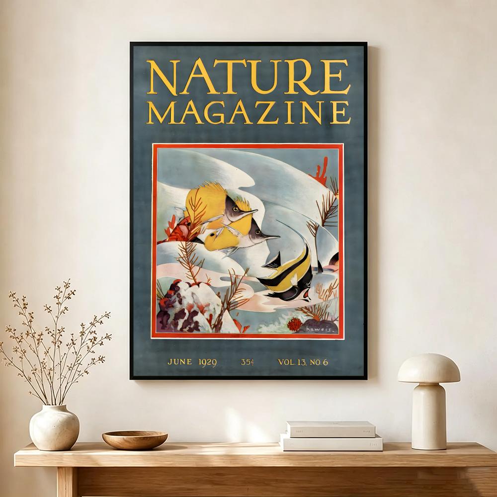 명망 높은 학술지 ‘N-Nature’의 포스터, 현대적 - Interior Design Journal 리뷰 및 가격
