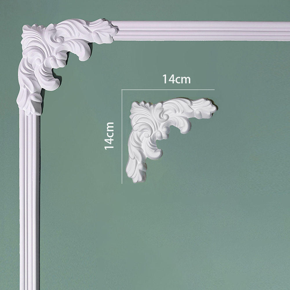 클래식한 플뢰르 드 리스 벽 모서리 몰딩 세트 4개,  - Interior Design Wall Molding 리뷰 및 가격