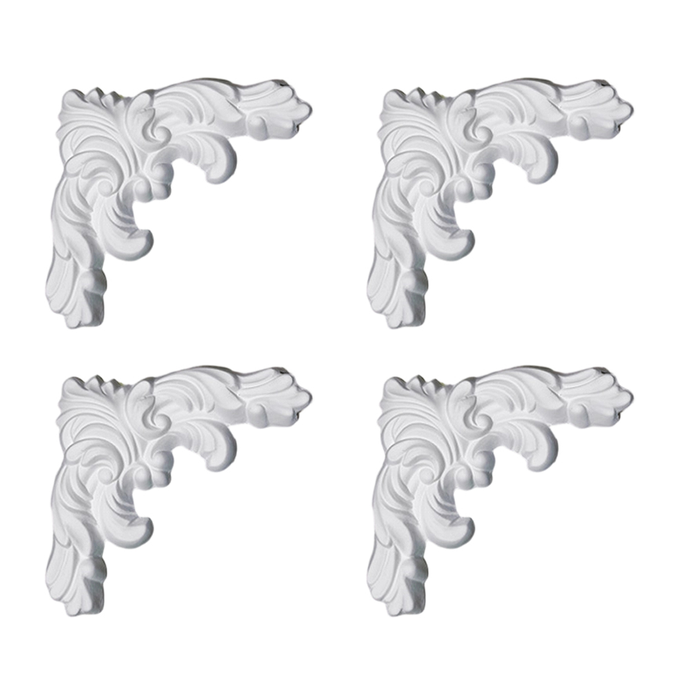 클래식한 플뢰르 드 리스 벽 모서리 몰딩 세트 4개,  - Interior Design Wall Molding 리뷰 및 가격