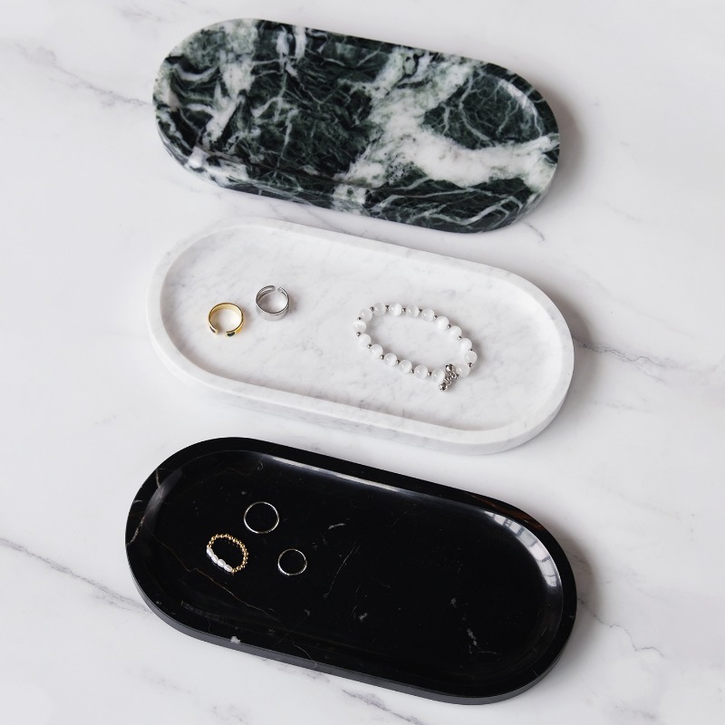 천연 트래버틴 대리석 타원형 트레이, 화장대용 보석 및 - Travertine Tray Oval 리뷰 및 가격