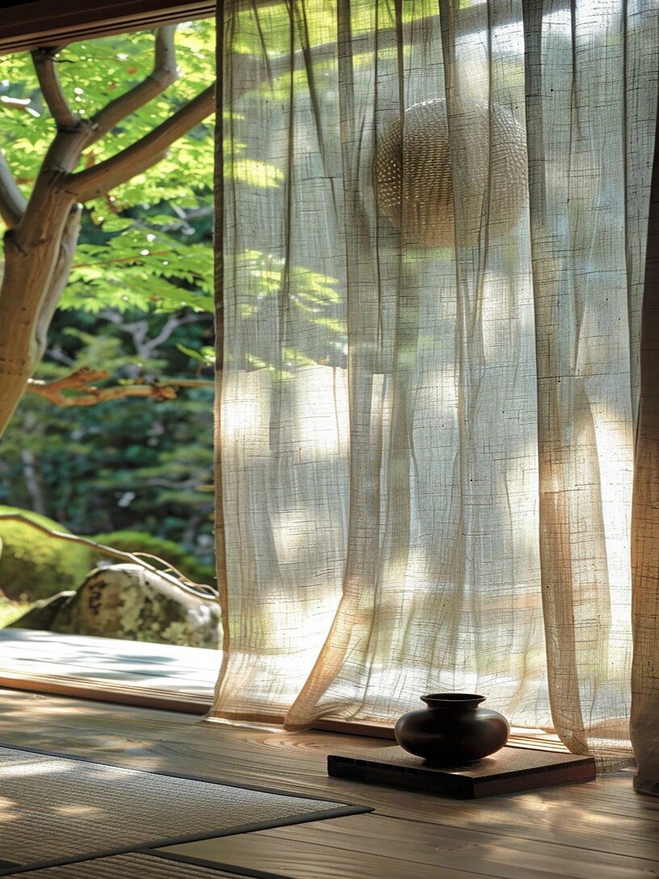 리넨 보일 쉬어 커튼, 원단 보일 창 패널 커튼, 한국 - Linen Curtain Eyelet 리뷰 및 가격