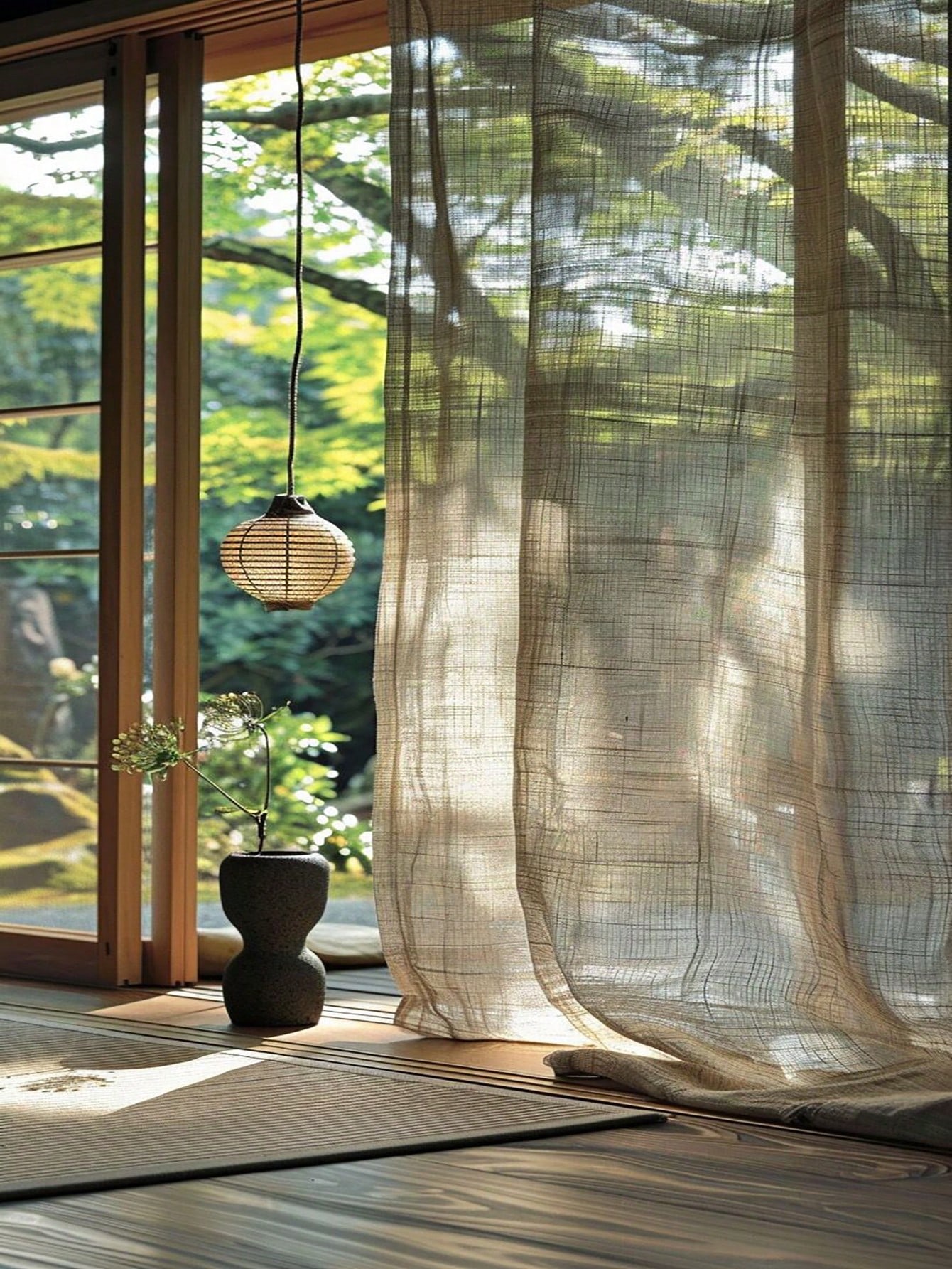 리넨 보일 쉬어 커튼, 원단 보일 창 패널 커튼, 한국 - Linen Curtain Eyelet 리뷰 및 가격