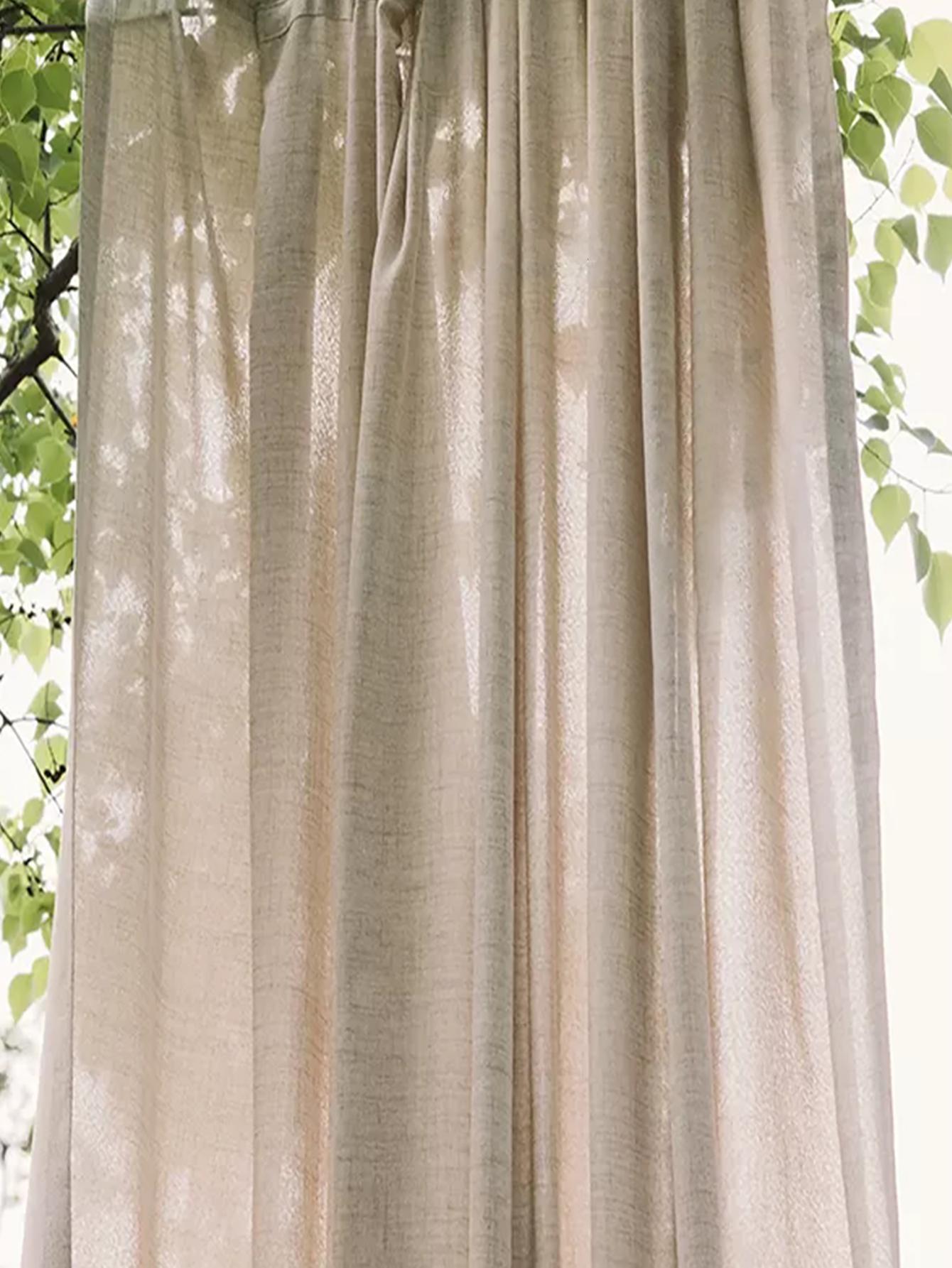 침실, 거실 및 커튼을 위한 일본식 두꺼운 면 및 린넨 - Linen Curtain Eyelet 리뷰 및 가격
