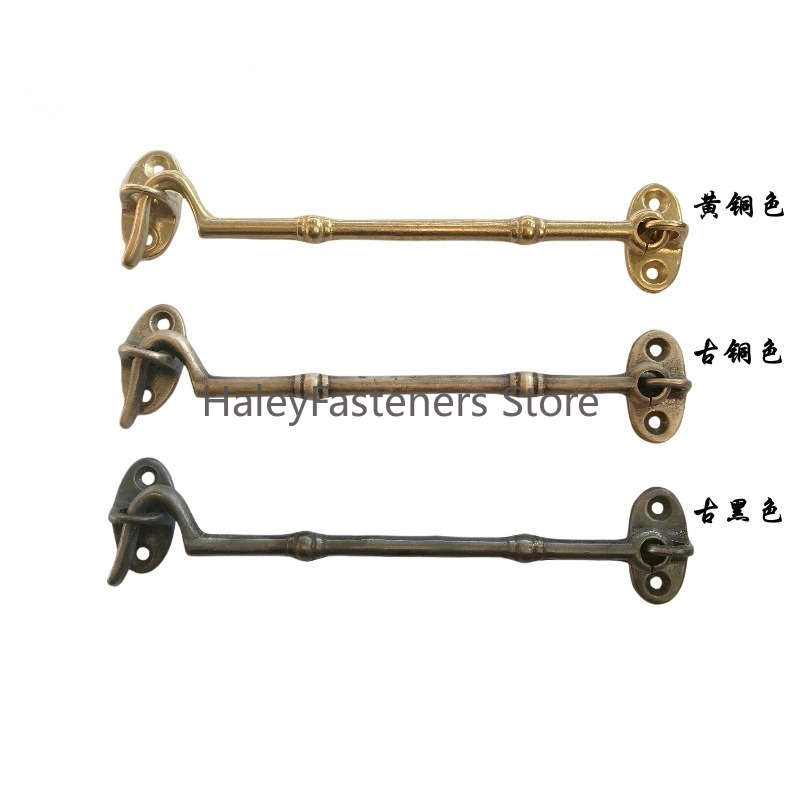 황동 창문 손잡이, 구리 윈드볼트, 앤틱 도어 팬 훅, - Antique Brass Hook 리뷰 및 가격