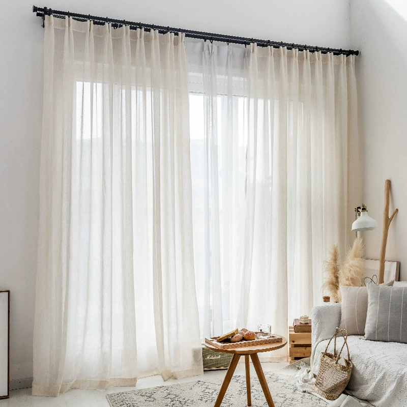 S 폴드 웨이비 화이트 튤 린넨 시어 커튼 (거실, 다 - Linen Curtain Eyelet 리뷰 및 가격