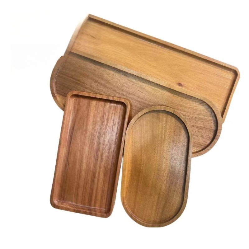 와비사비 스타일 아카시아 나무 장식용 서빙 플래터 타원 - Travertine Tray Oval 리뷰 및 가격