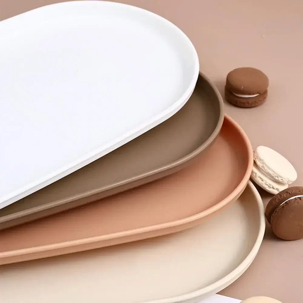 과일 접시 디저트 트레이 쌓을 수있는 타원형 음식 서빙 - Travertine Tray Oval 리뷰 및 가격