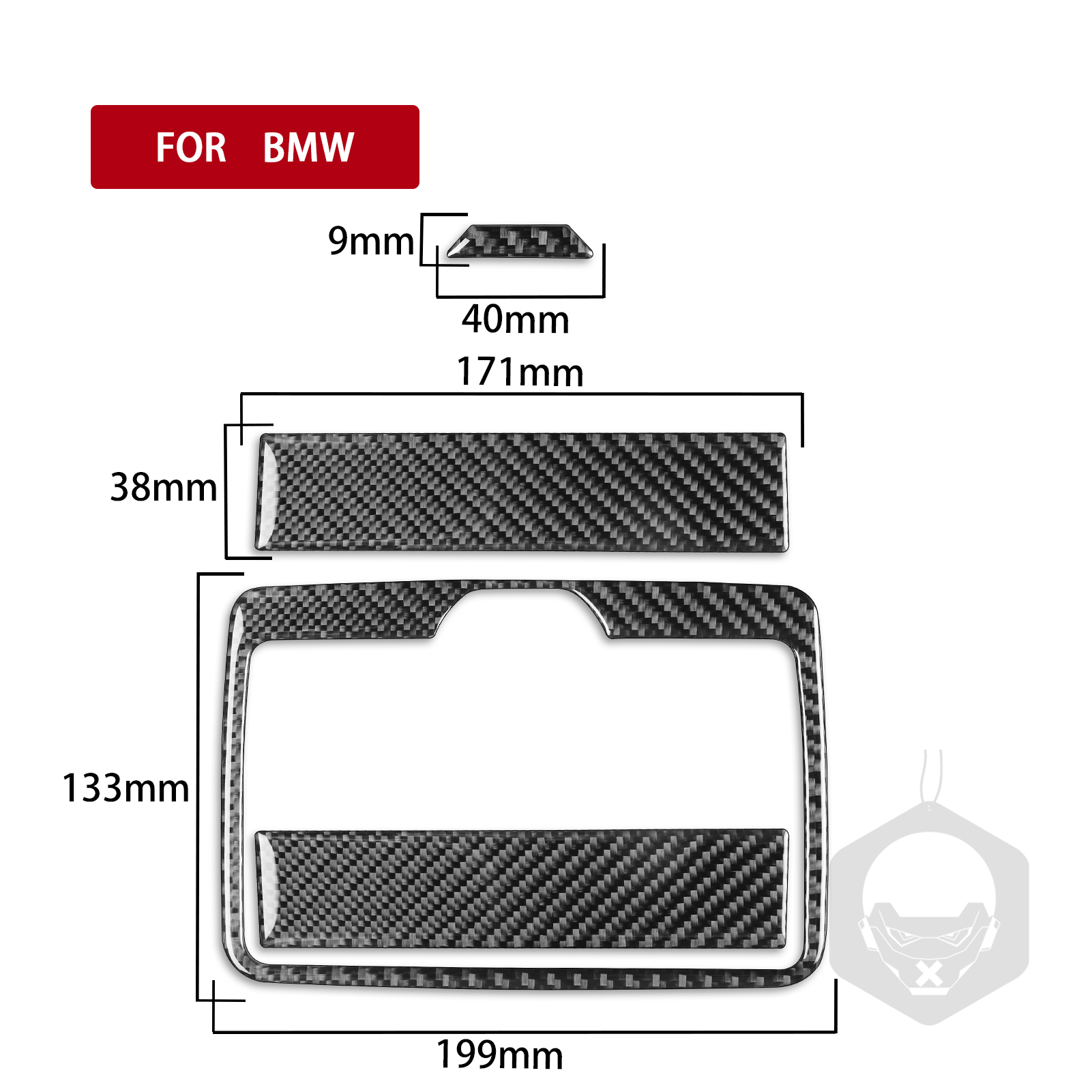 자동차 후면 컵 홀더 패널 커버 트림, 실제 탄소 섬유 - Interior Design Intern 리뷰 및 가격