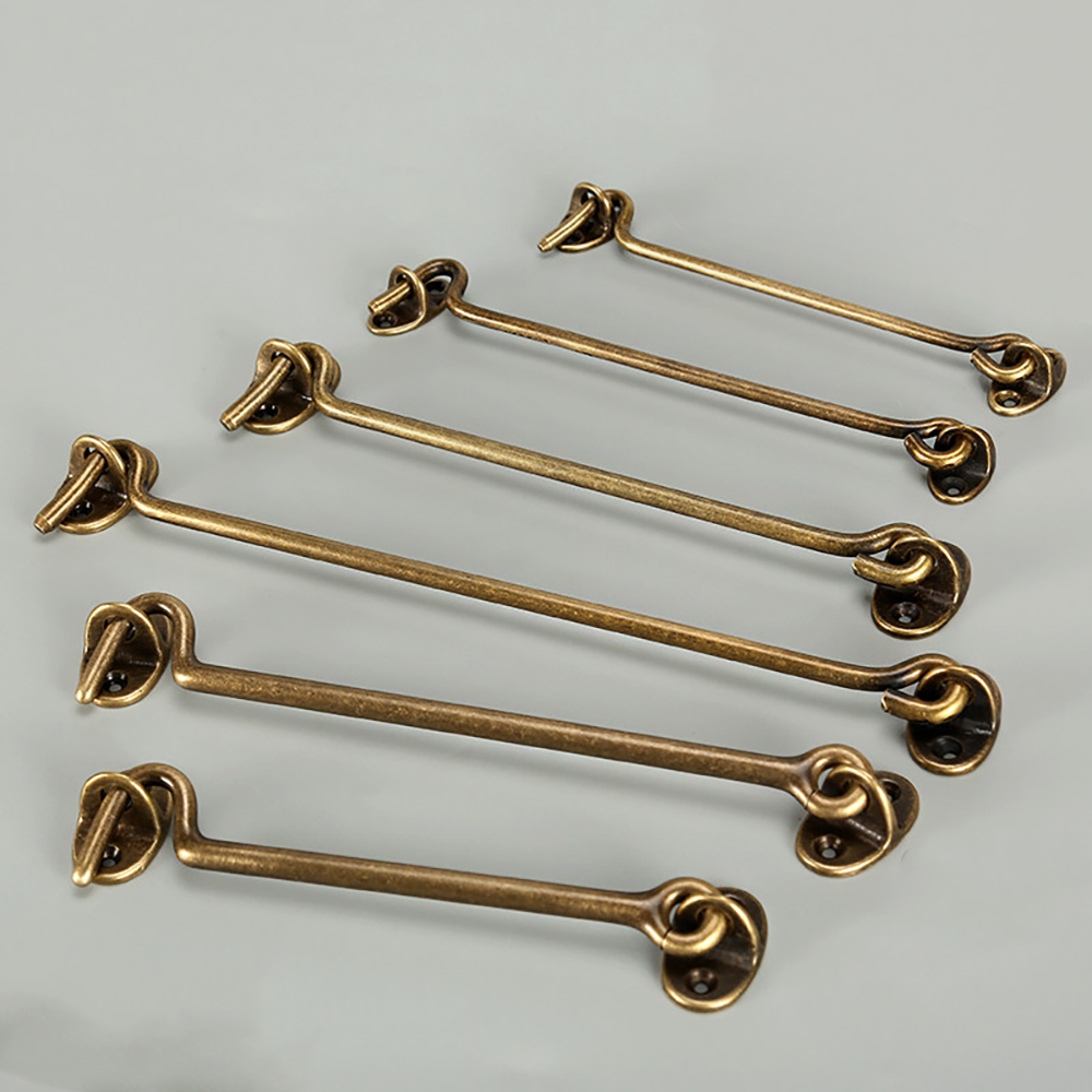 황동 앤티크 창문 후크 아이 락/스크류 락 창문 방풍  - Antique Brass Hook 리뷰 및 가격