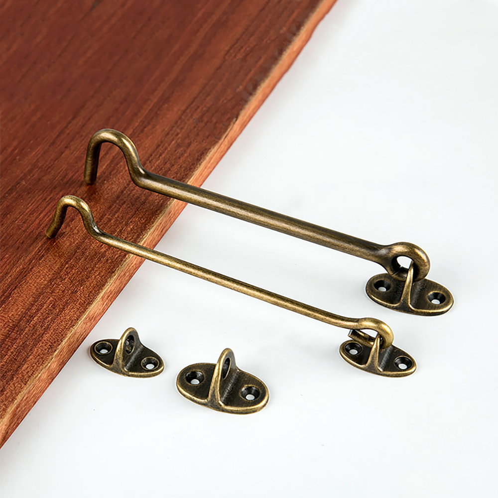 황동 앤티크 창문 후크 아이 락/스크류 락 창문 방풍  - Antique Brass Hook 리뷰 및 가격
