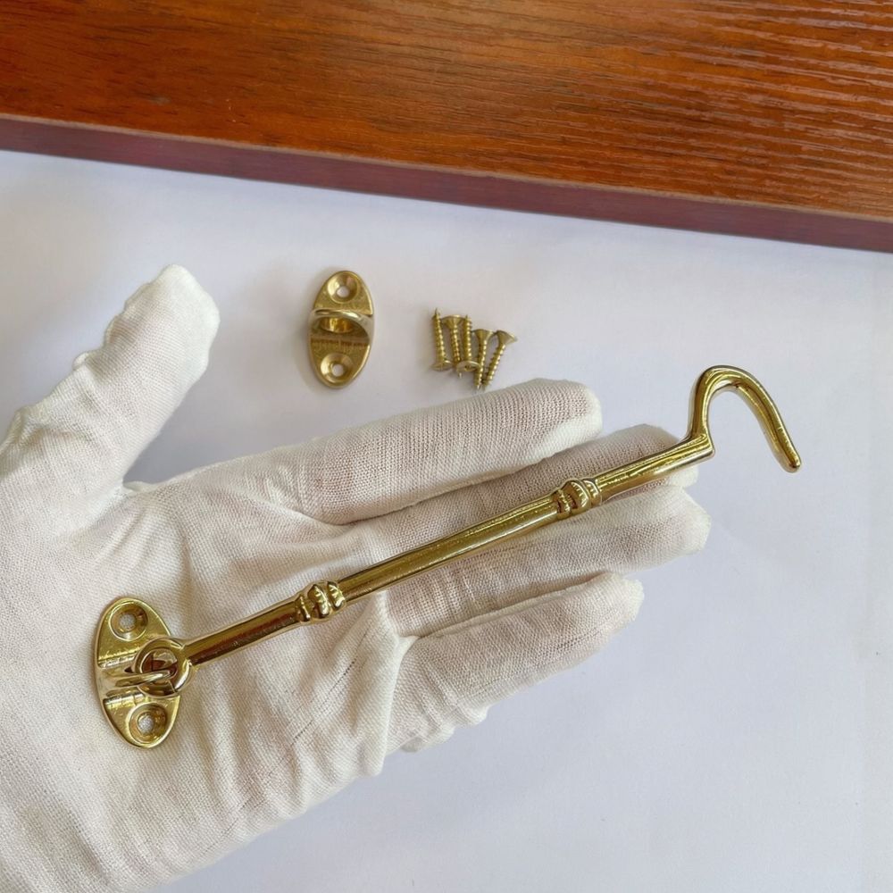 튼튼한 황동 소재의 창문 걸쇠, 복고풍 앤티크 스타일, - Antique Brass Hook 리뷰 및 가격