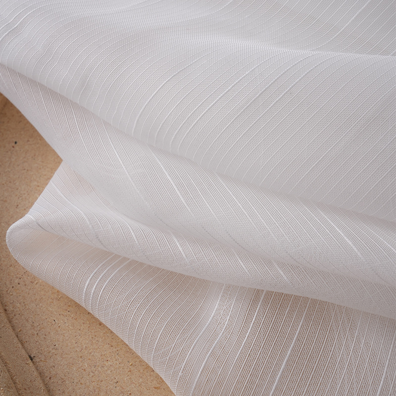 패션 세로 줄무늬 흰색 Tulle 쉬어 커튼 거실 다이 - Linen Curtain Eyelet 리뷰 및 가격